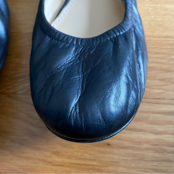 VERA WANG Napa Leather BLACK Ballet Shoes - Picture 10 of 12